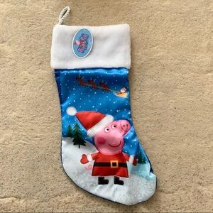 NWT Peppa Pig 19” Printed Holiday Stocking